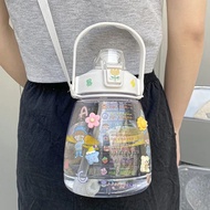 botol air botol air budak botol air kuromi 2025 New Style Big Belly Cup Straw Cup ins Water Cup Girl