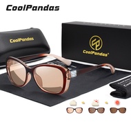 CoolPandas Fashion Women Sunglasses Polarized Glasses Photochromic Females Chameleon Eyewear Anti-Glare lunette de soleil femme