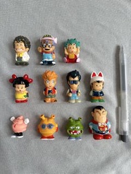 Dr. Slump 阿拉蕾搪膠公仔一套/IQ博士/小雲/iq博士/小吉/宇宙大王/草菇/山吹綠子/鳥山明（Akira Toriyama