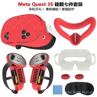Suitable for Meta quest3S Silicone Protective Case Quest3s Silicone 7-Piece Set quest3S Accessories 