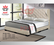 (Klang Valley) Fabric Divan Bed Frame headboard Rangka &amp; Papan Kepala Katil (M73-BEIGE-FABRIC)