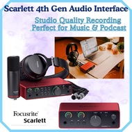 Focusrite Scarlett 4th Gen USB Audio Interface Series