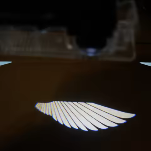 White Wing Logo For BMW Door Light 2pcs BMW Shadow Light LED Puddle Welcome Light For BMW E90 E60 M3