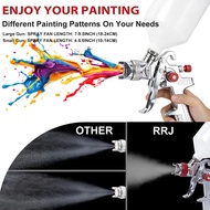 H827 model gravity feed spray gun, caliber 1.4 / 1.7 / 2.0 mm, HVLP type spray gun