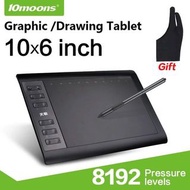 10moons 1060 Plus Graphic Tablet 10*6-inch Large Board Exclusive Phone Painting Area with 8192 Level