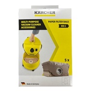 Karcher 6.904-322.0 Paper Filter Bags for Karcher WD2 Vacuum Cleaner. Contains 5 Bags. Original Karcher Stock. Local SG.