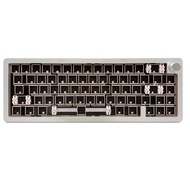 BOYI GMK67-65% Aluminum Alloy Keyboard Kit,Hot-Swappable BT5.0/2.4G/Type-C Tri-Mode Wireless CNC RGB