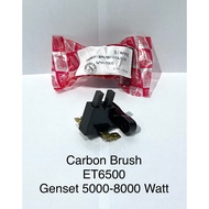 Brostel Carbon Brush ET6500 Starke with Holder Assy Charcoal Generator 5000-8000 Watt ET5000 ET5500 