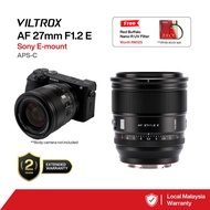 VILTROX 27mm F1.2-E PRO APS-C AUTO FOCUS LENS FOR SONY E-MOUNT CAMERA