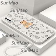 For เคสโทรศัพท์ Samsung A50 ซิลิโคนนุ่มกรณีแฟชั่นหมีออกแบบกรณี