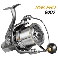 BILLINGS NGK PRO SPINNING Fishing Reel 8000-14000 ที่มีประสิทธิภาพ Surf Long Casting Reel 33LBs ลากส