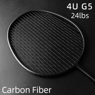 Badminton Racket Carbon Firber 4U G5 24lbs Middle Pole Aluminum Alloy Frame