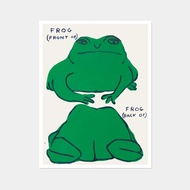 藝術掛畫｜David Shrigley | 青蛙(正面),青蛙(背面)