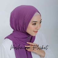 175cm PLEATED SHAWL PASHMINA PLISKIT