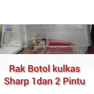 RAK BOTOL KULKAS SHARP. 1/2 PINTU SECOND ORIGINAL