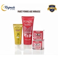 Economy package Ponds age miracle facial foam / DAY /night / sunscreen