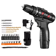 Bor Listrik Murah Promo Bor Baterai Mesin Tanpa Kabel Impact Drill Cordless Drill Koper 2 Baterai/Mesin Bor Cordless/Bor Baterai/ Bor Listrik/bor tangan listrik/mesin bor listrik/mesin bor cas 2 baterai/bor cas 2 baterai promo