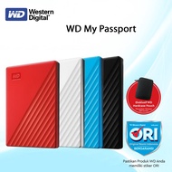 Wd My Passport 1TB | 2tb | 4tb | 5tb - 2.5 inch External Hard Disk HDD