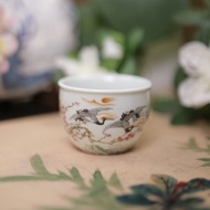 Crane Motifs, Used To Drink Tea, Suitable As Owner Cups, 80ml Capacity.