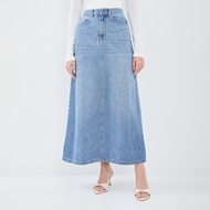 DUST Rok Denim A-Line Numara Blue (D. 21157)