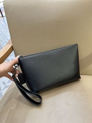 【新品】COACH蔻馳 男士經典老花手拿包腕包零錢包收納包，27.5cmx18cm 7.5cm