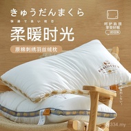 Down Wholesale Pillow Pillow Core Adult High Elastic Standard Double Needle Cotton Hotel Soft Neck P