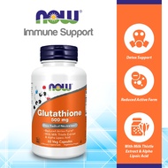 NOW Supplements, Glutathione 500 mg, With Milk Thistle Extract & Alpha Lipoic Acid, 60 Veg Capsules