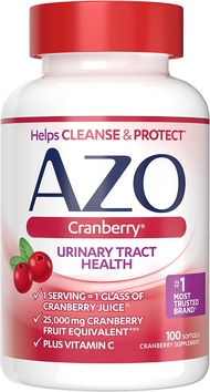 [Hoàn Tiền 15%]Viên Hỗ Trợ Đường Tiết Niệu AZO Cranberry Urinary Tract Health 100 viên