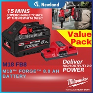 Milwaukee M18 Forge 8.0Ah Battery - M18 FB8 (2 Year Warranty)