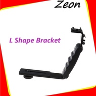 Zeon L Shape bracket L-Bracket Camera Holder Stabilizer for camera, flash bracket for gimbal stabili