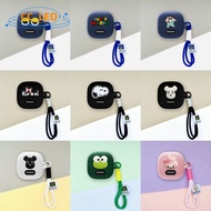 For Anker Soundcore Liberty 4 NC Case Cute Sanrio Snoopy Lanyard Pendant Charm Silicone Soft Case So