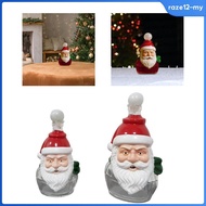 [RazecaMY] Santa Whiskey Decanter with Stopper Festive Decor Wine Accessories Reusable Secure Seal W