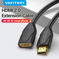 Vention สายต่อ HDMI Male to Female HDMI Extension Cable 4K 3D 1.4 โวลต์ 1 M/2 M/3 เมตร/5 เมตรขยายสำห