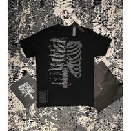 RUCAS T-Shirt 红Fallen Angel Wings 田 Black Skeleton Tee