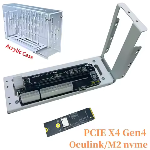 Laptop eGPU Metal Case Oculink/M.2 NVMe External Graphics Card GPU Dock PCI-E 4.0 X4 Notebook GDP NU