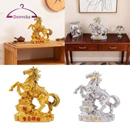 [deevoka] Rich Horse Statue Money Horse Statue Chinese New Year Collectible Horse Art