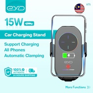 EYD Car Wireless Charger Auto-Clamping Phone Holder A7S