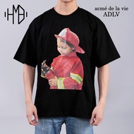 Adlv Acme De La Vie Baby Face Firefighter Boy Tee acmedelavie