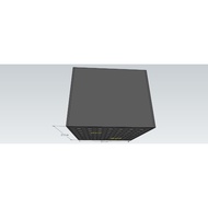 CUSTOM ACRYLIC BOX FILTER AQUARIUM FILTER 25 X 27.5 X 20 CM