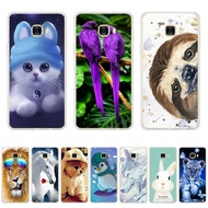 A2-Animal Motifs theme soft CPU Silicone Printing Anti-fall Back CoverIphone For Samsung Galaxy c5/c5 pro/c7/c7 pro/c9 pro