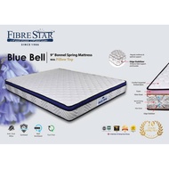Fibre Star BLUE BELL 9 Inches Posture Spring with Pillow Top High Density Foam [Free Delivery]