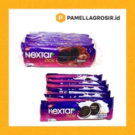 VEGETABLE SNACK NEXTAR NOIR COOKIES & CREAM CHOCOLATE/ RENTENG 10 PCS
