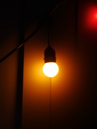 หลอดปิงปองหลอดใส หลอดขุ่น แสงวอร์ม หลอดสี LED 3W ขั้วE27 จำนวน 5-100 หลอดไฟเป็นPVCตกไม่แตก หลอดไฟปิงปอง หลอดไฟสี