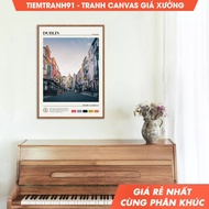 Wall paintings, Oil Paint, Dublin Wall Art, Dublin Poster, Dublin Photo, Dublin Wall Decor, Ireland 