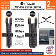 Mazer M-PL3Pro-C125G2 / M-PL3Pro-C250G2   InfiniteLink Pro III 100W USB-C to USB-C cable