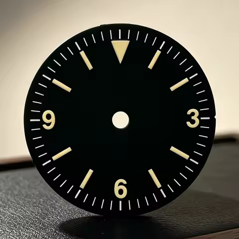 28.5Mm Retro Dial Sterile Compatibility Luminous Dial Fit With Miyota8215 8205 821A DG2813 ST1612 Au
