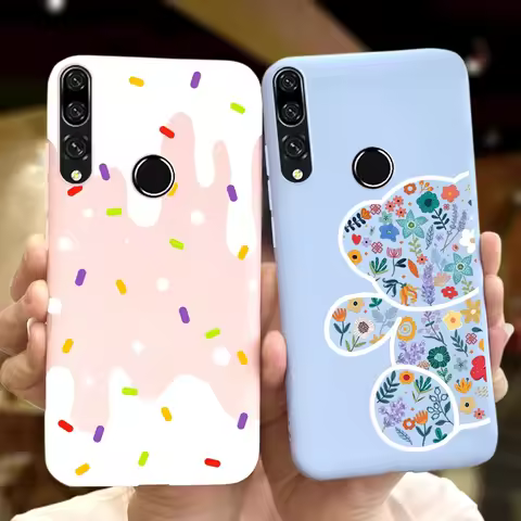 For Huawei Y9 Prime 2019 Phone Case Colourful Cute Matte Silicon Soft TPU For Huawei Y9 Y 9 Prime Y9