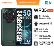 [LOCAL STOCK] OUKITEL WP35 5G Android 14 24GB+256GB Mobiles 6.6” FHD+ 2.4K 60HZ Screen 64MP+8MP Nigh