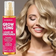 Grow Long Leave-in Conditioner, Non Sticky Formula, Keep Hair Fresh Feeling All Day 100ml
