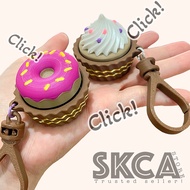 GANTUNGAN LOREE BCT Clicker Fidget Toys Cupcake Donut KeychainKeychain